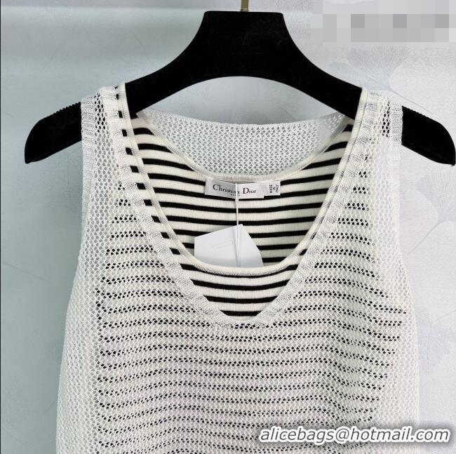 Famous Brand Dior Mesh Vest DR032503 White 2026