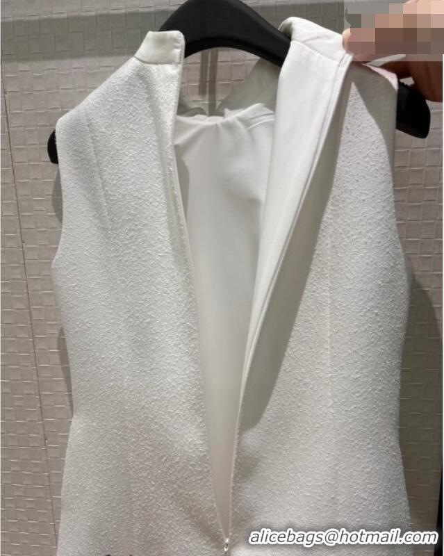 Reasonable Price Dior White Dress with Neck Bow DR032630 2026