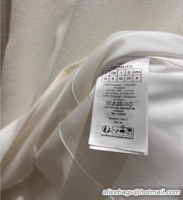 Reasonable Price Dior White Dress with Neck Bow DR032630 2026