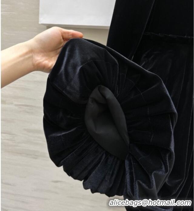 Buy New Cheap Dior Velvet Dress DR032526 Black 2026