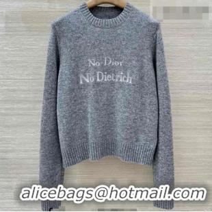 High Quality Dior Cashmere Sweater DR032539 Grey 2026