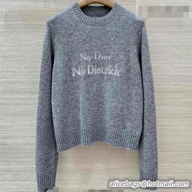 High Quality Dior Cashmere Sweater DR032539 Grey 2026