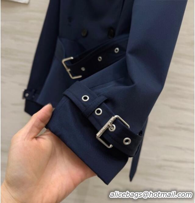Good Product Inexpensive Dior Short Coat DR032544 Blue 2026
