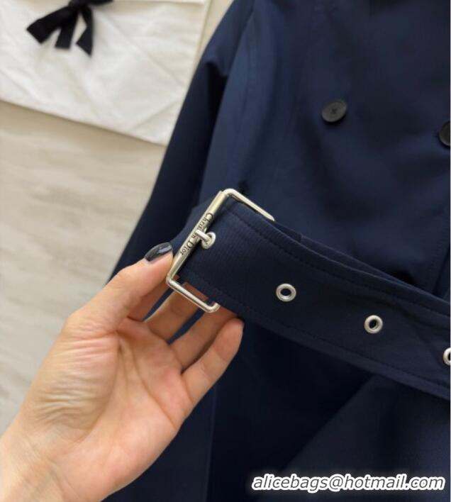 Good Product Inexpensive Dior Short Coat DR032544 Blue 2026