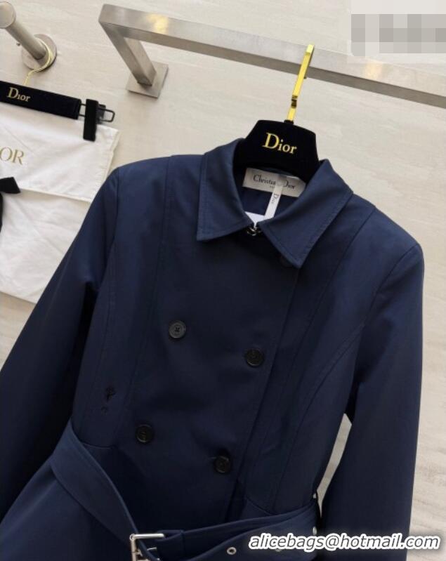 Good Product Inexpensive Dior Short Coat DR032544 Blue 2026