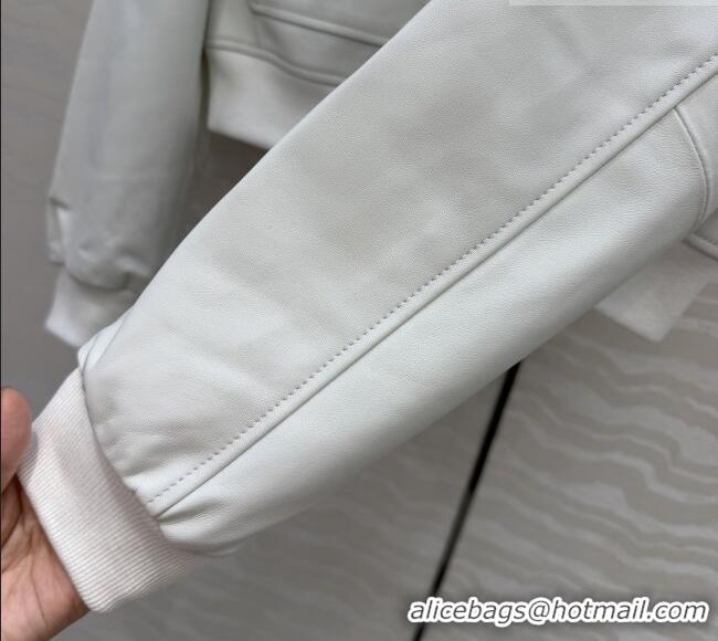 Traditional Discount Dior Lambskin Jacket D041008 White 2026