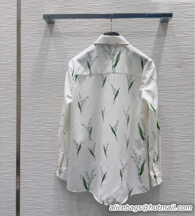 Famous Brand Inexpensive Dior Shirt D041013 White/Green 2026