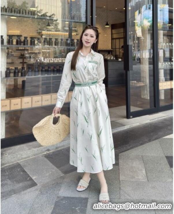Original Cheap Dior Skirt D041014 White/Green 2026