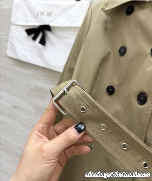 Buy Fashion Discount Dior Trench Coat Dress P041018 Khaki 2026