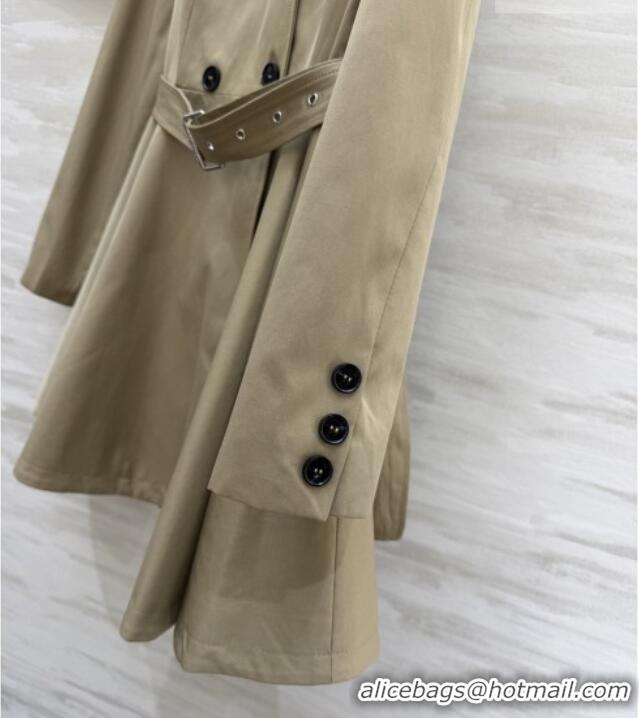 Buy Fashion Discount Dior Trench Coat Dress P041018 Khaki 2026