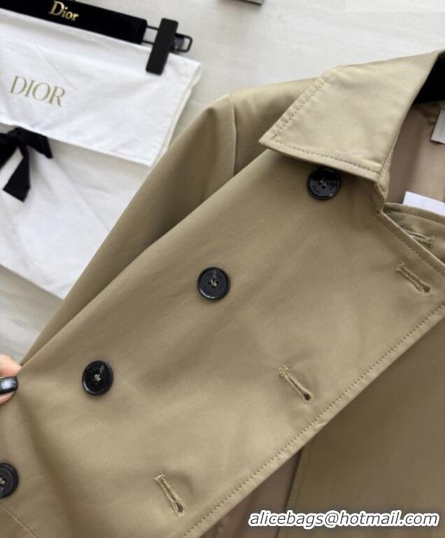 Buy Fashion Discount Dior Trench Coat Dress P041018 Khaki 2026