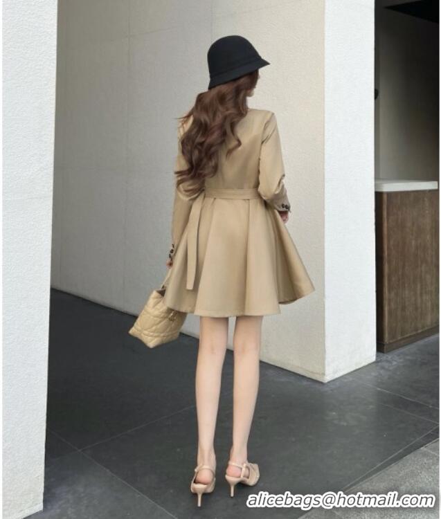 Buy Fashion Discount Dior Trench Coat Dress P041018 Khaki 2026