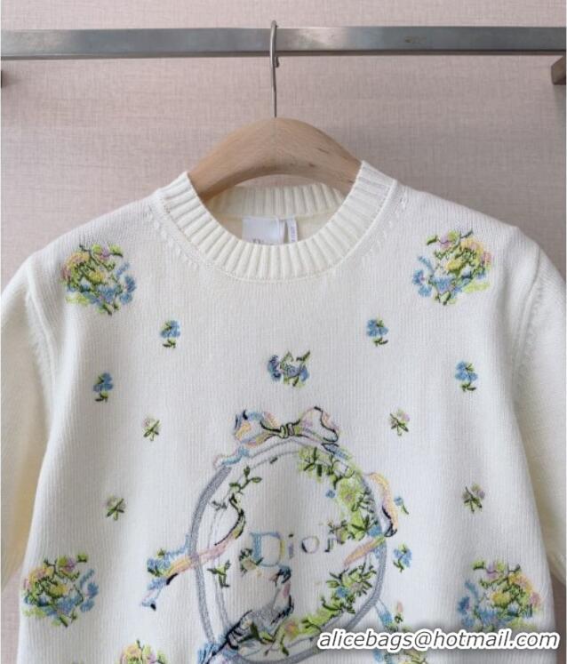 Unique Grade Dior Short-Sleeved Sweater D041113 White 2026