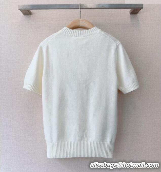 Unique Grade Dior Short-Sleeved Sweater D041113 White 2026