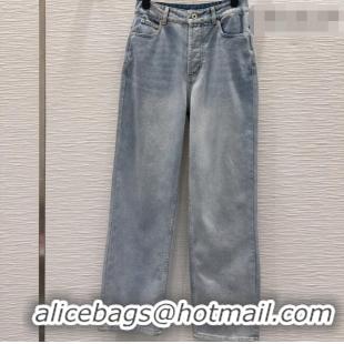 Inexpensive Dior Jeans in Light Blue Cotton Denim D041418 2026
