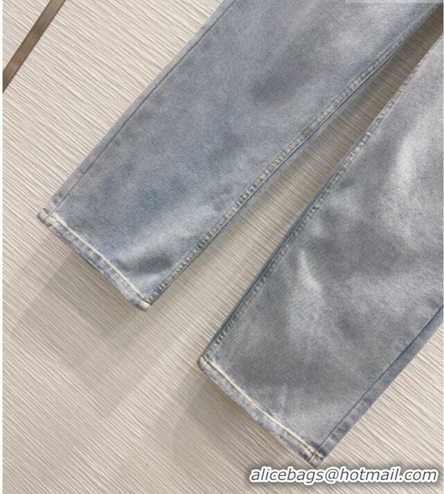 Inexpensive Dior Jeans in Light Blue Cotton Denim D041418 2026