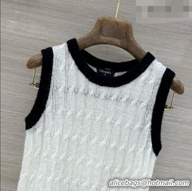 Buy Inexpensive Chanel Wool Vest CH081120 White 2026