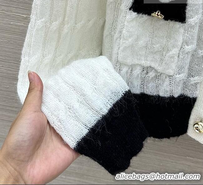 Hot Sale Design Chanel Wool Cardigan CH081121 White 2026