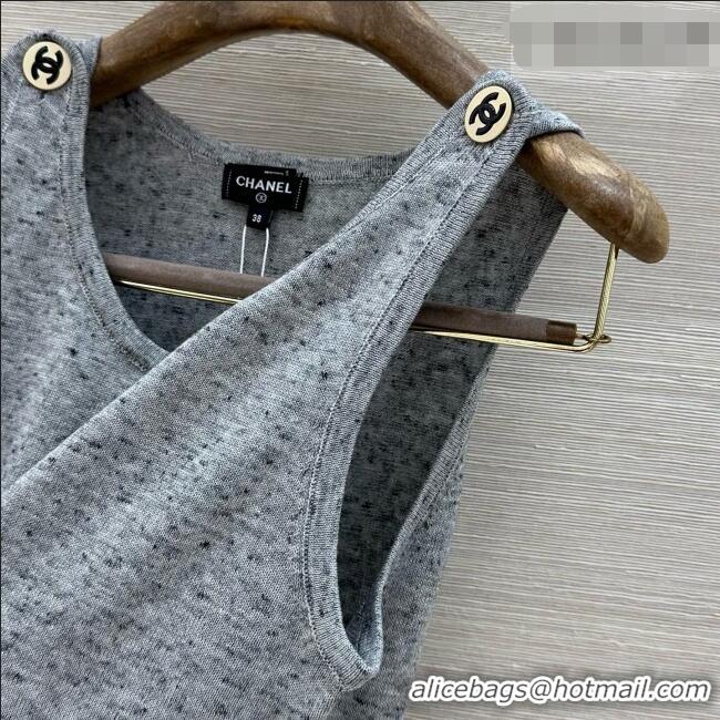 Specials Promotional Chanel Wool Vest CH081122 Grey 2026