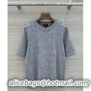 Super Quality Chanel Wool T-shirt CH081123 Grey 2026