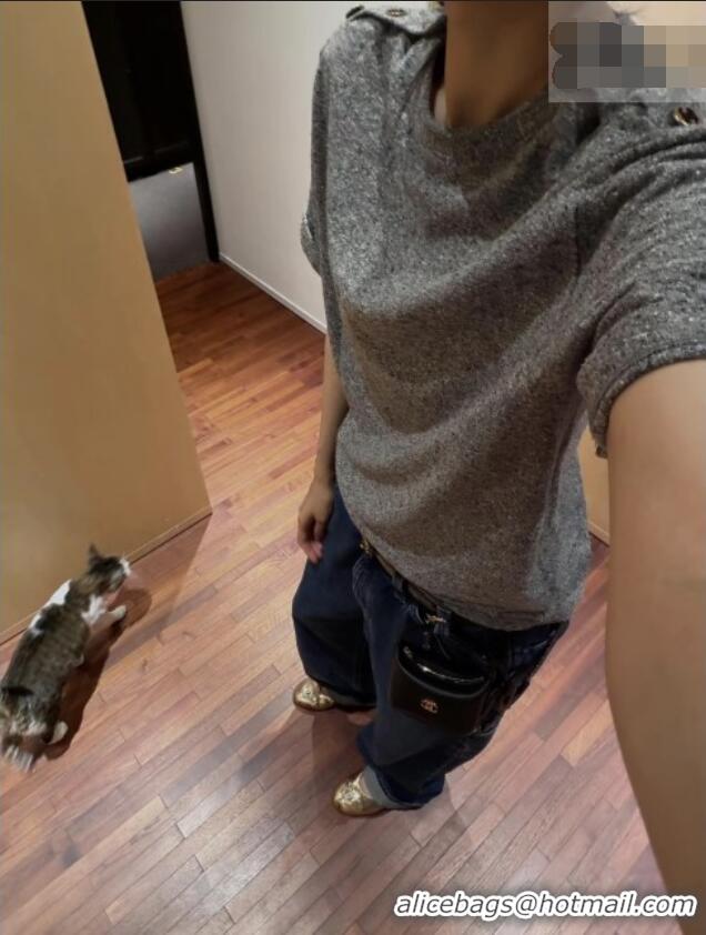 Super Quality Chanel Wool T-shirt CH081123 Grey 2026