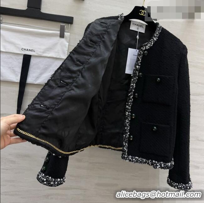 Good Product Chanel Tweed Jacket CH081213 Black 2026