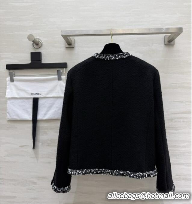 Good Product Chanel Tweed Jacket CH081213 Black 2026