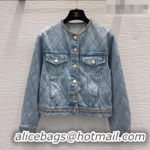 Top Quality Chanel Denim Jacket CH081230 Blue 2026