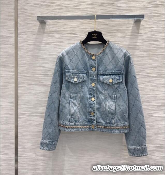 Top Quality Chanel Denim Jacket CH081230 Blue 2026