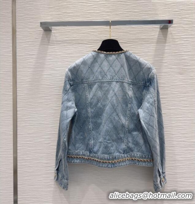 Top Quality Chanel Denim Jacket CH081230 Blue 2026