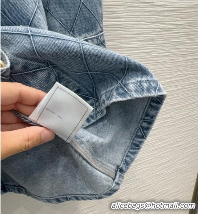 New Fashion Chanel Denim Dress CH081246 Blue 2026