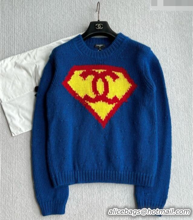 Hot Sell Cheap Chanel Cashmere Sweater CH081250 Blue 2026