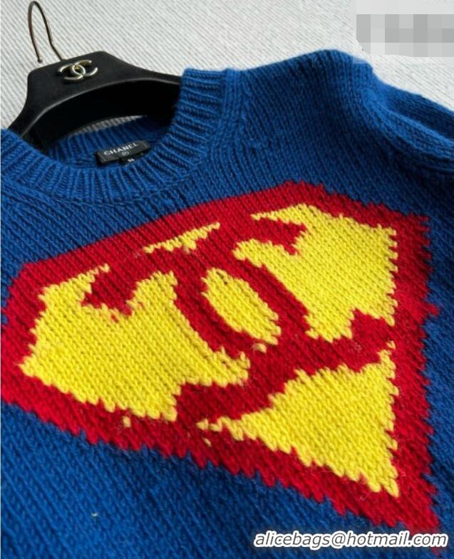 Hot Sell Cheap Chanel Cashmere Sweater CH081250 Blue 2026