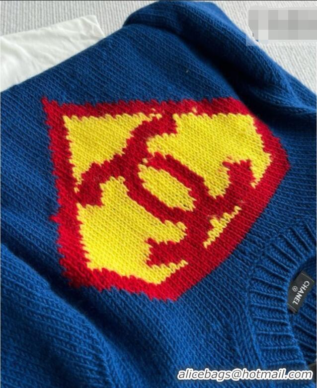 Hot Sell Cheap Chanel Cashmere Sweater CH081250 Blue 2026