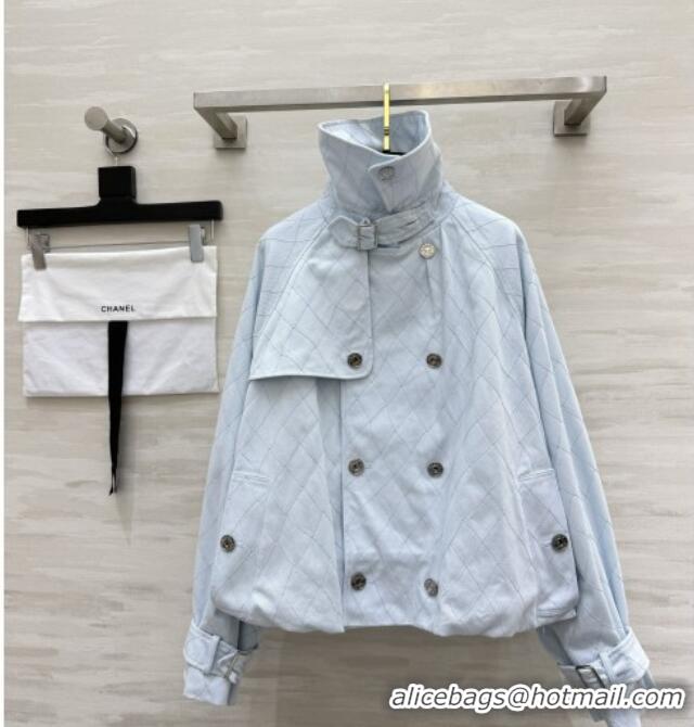 Good Looking Chanel Jacket CH081268 Light Blue 2026