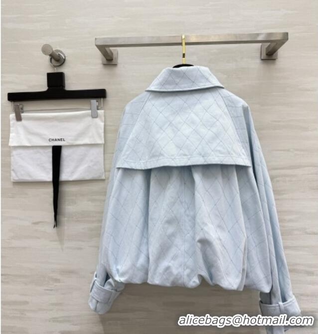 Good Looking Chanel Jacket CH081268 Light Blue 2026