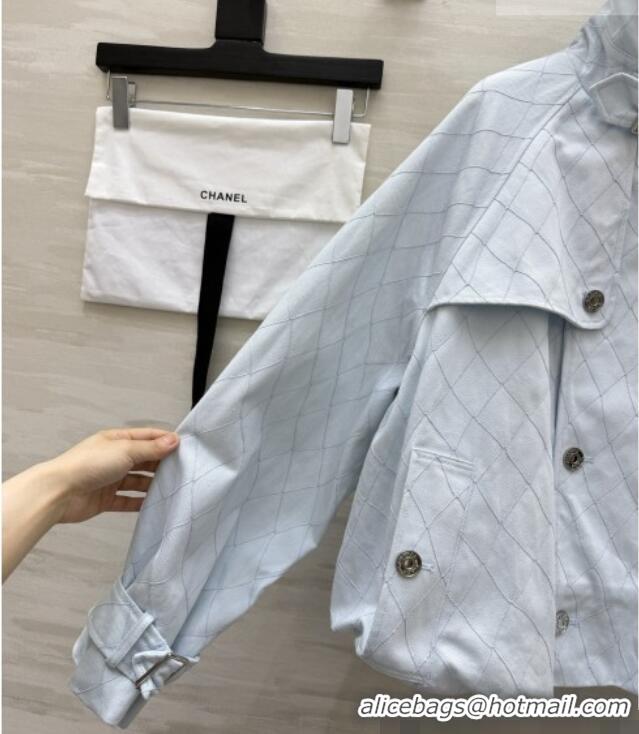 Good Looking Chanel Jacket CH081268 Light Blue 2026