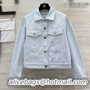 Good Quality Chanel Jacket CH081269 Light Blue 2026