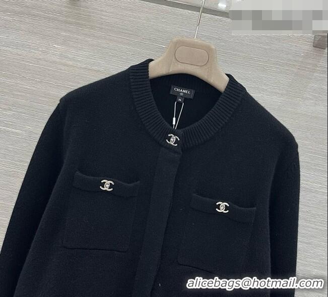 Best Price Chanel Cashmere Cardigan CH081282 Black 2026