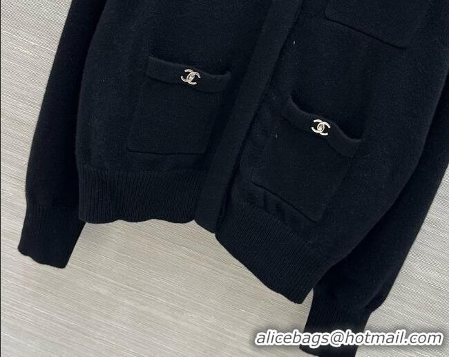 Best Price Chanel Cashmere Cardigan CH081282 Black 2026