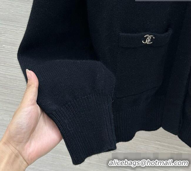 Best Price Chanel Cashmere Cardigan CH081282 Black 2026
