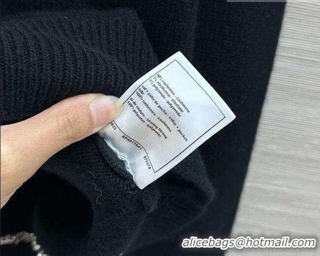 Best Price Chanel Cashmere Cardigan CH081282 Black 2026