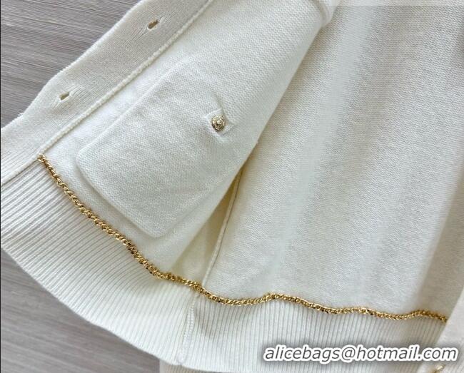 Good Looking Chanel Cashmere Cardigan CH081284 Beige 2026