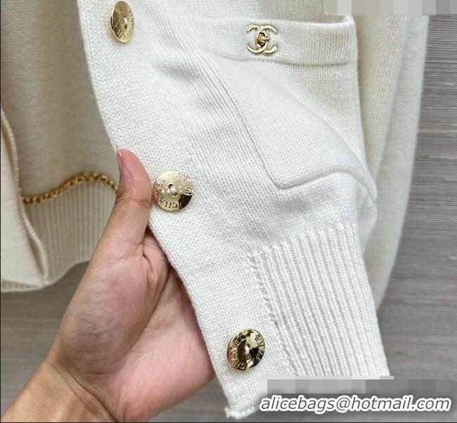 Good Looking Chanel Cashmere Cardigan CH081284 Beige 2026