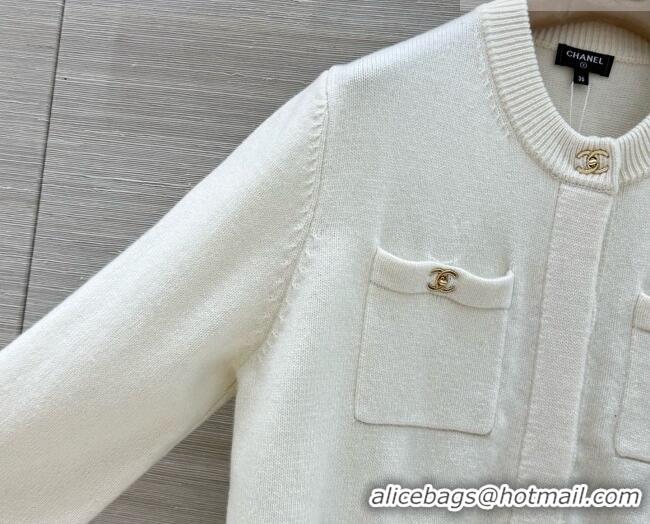 Good Looking Chanel Cashmere Cardigan CH081284 Beige 2026