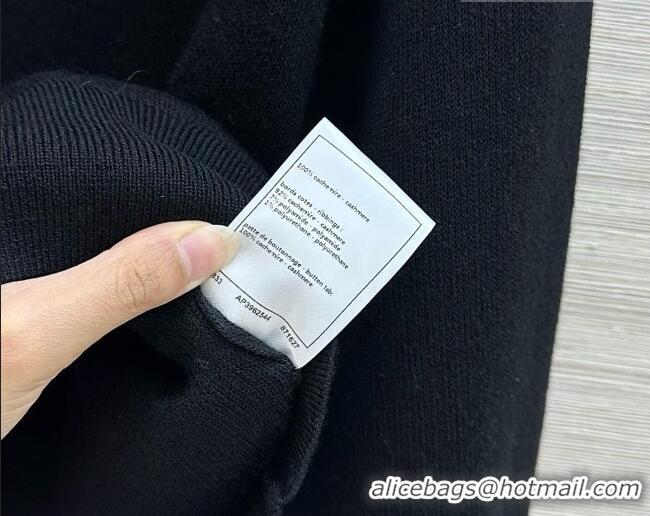 Luxury Cheap Chanel Cashmere Cardigan CH081285 Black 2026