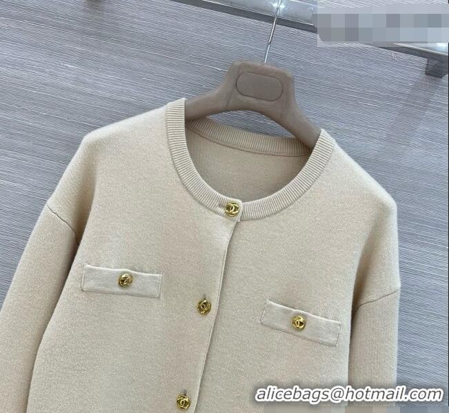 Fashion Discount Chanel Cashmere Cardigan CH081286 Beige 2026