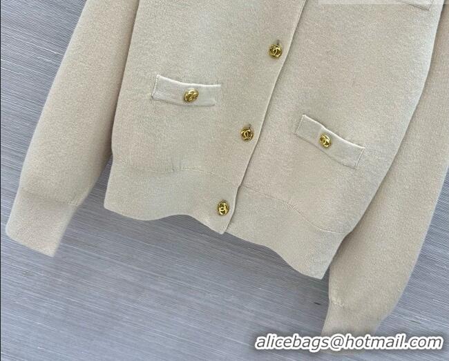 Fashion Discount Chanel Cashmere Cardigan CH081286 Beige 2026