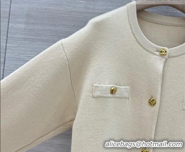 Fashion Discount Chanel Cashmere Cardigan CH081286 Beige 2026
