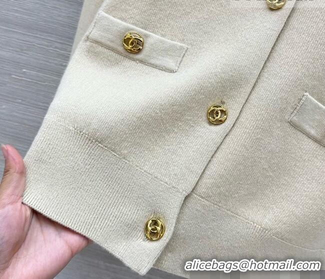 Fashion Discount Chanel Cashmere Cardigan CH081286 Beige 2026